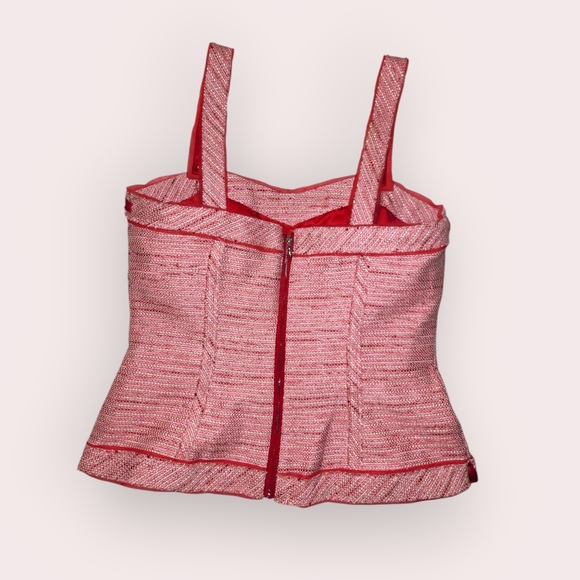 WHBM Pink Twee Corset Top 💗 - Picture 6 of 8